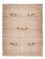 Gabbeh Tæppe - Loribaft Persisk - 60 x 40 cm - lys mocca