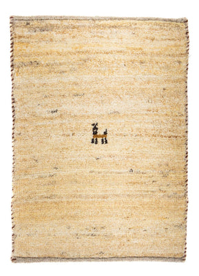 Gabbeh Tæppe - Loribaft Persisk - 60 x 40 cm - beige