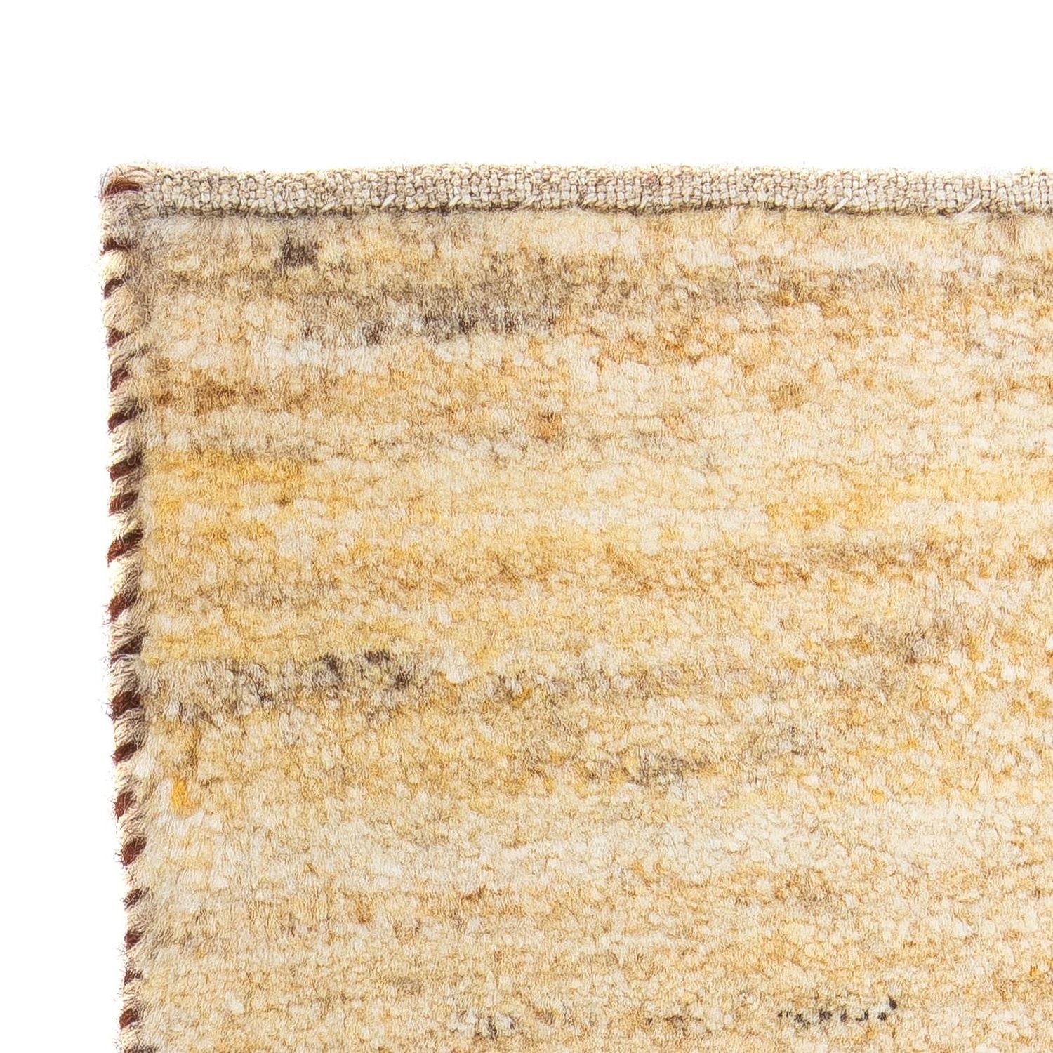 Gabbeh Tæppe - Loribaft Persisk - 60 x 40 cm - beige