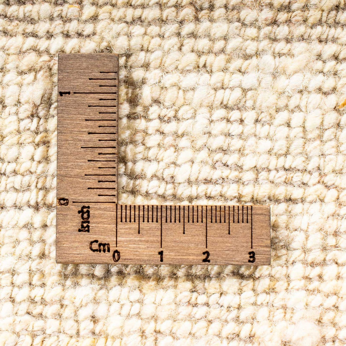 Gabbeh Tæppe - Loribaft Persisk - 60 x 40 cm - beige