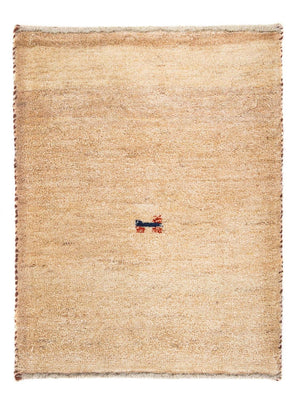 Gabbeh Tæppe - Loribaft Persisk - 60 x 40 cm - beige