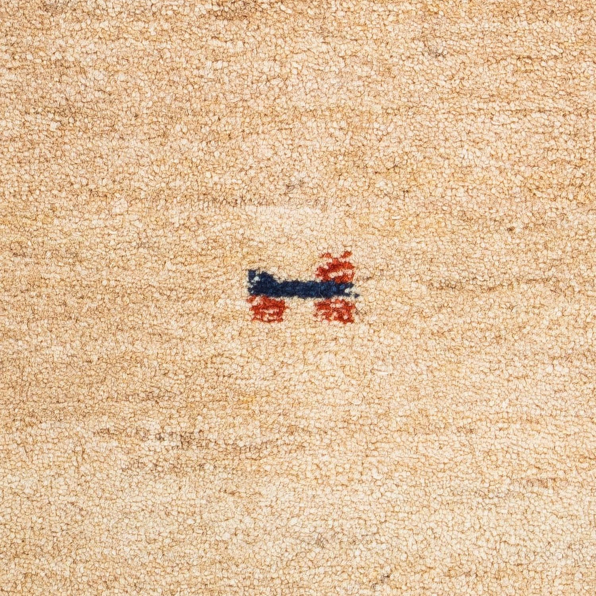 Gabbeh Tæppe - Loribaft Persisk - 60 x 40 cm - beige