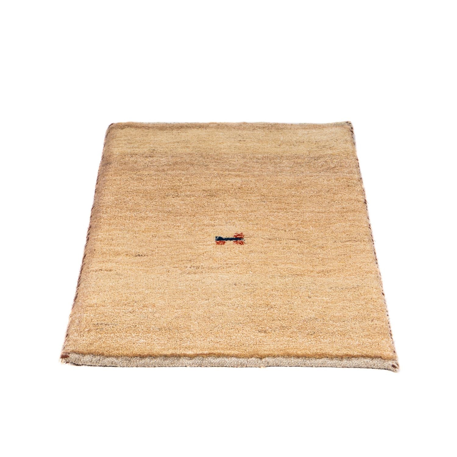Gabbeh Tæppe - Loribaft Persisk - 60 x 40 cm - beige