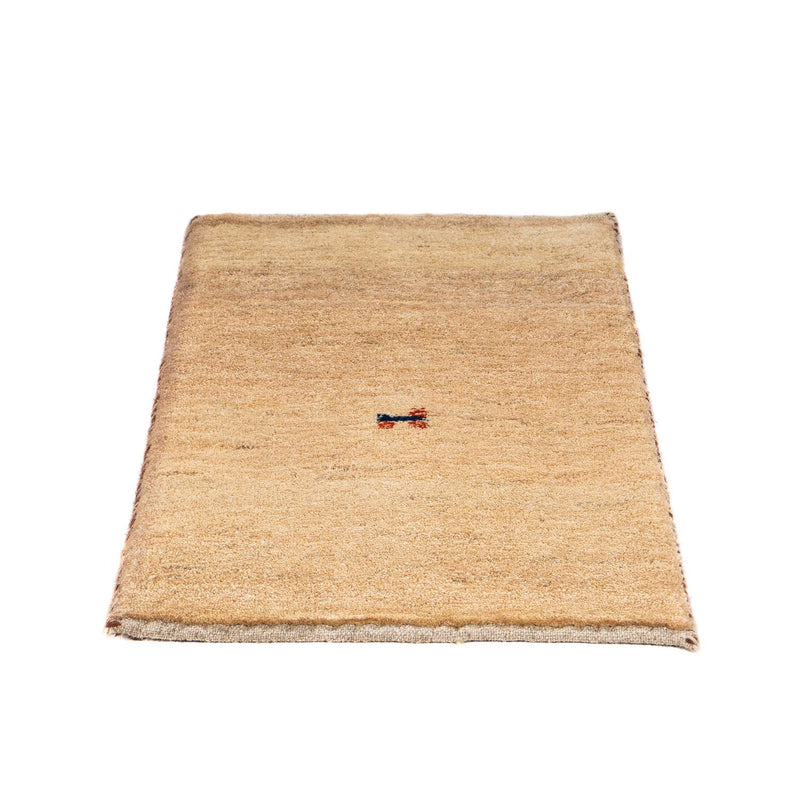 Gabbeh Tæppe - Loribaft Persisk - 60 x 40 cm - beige