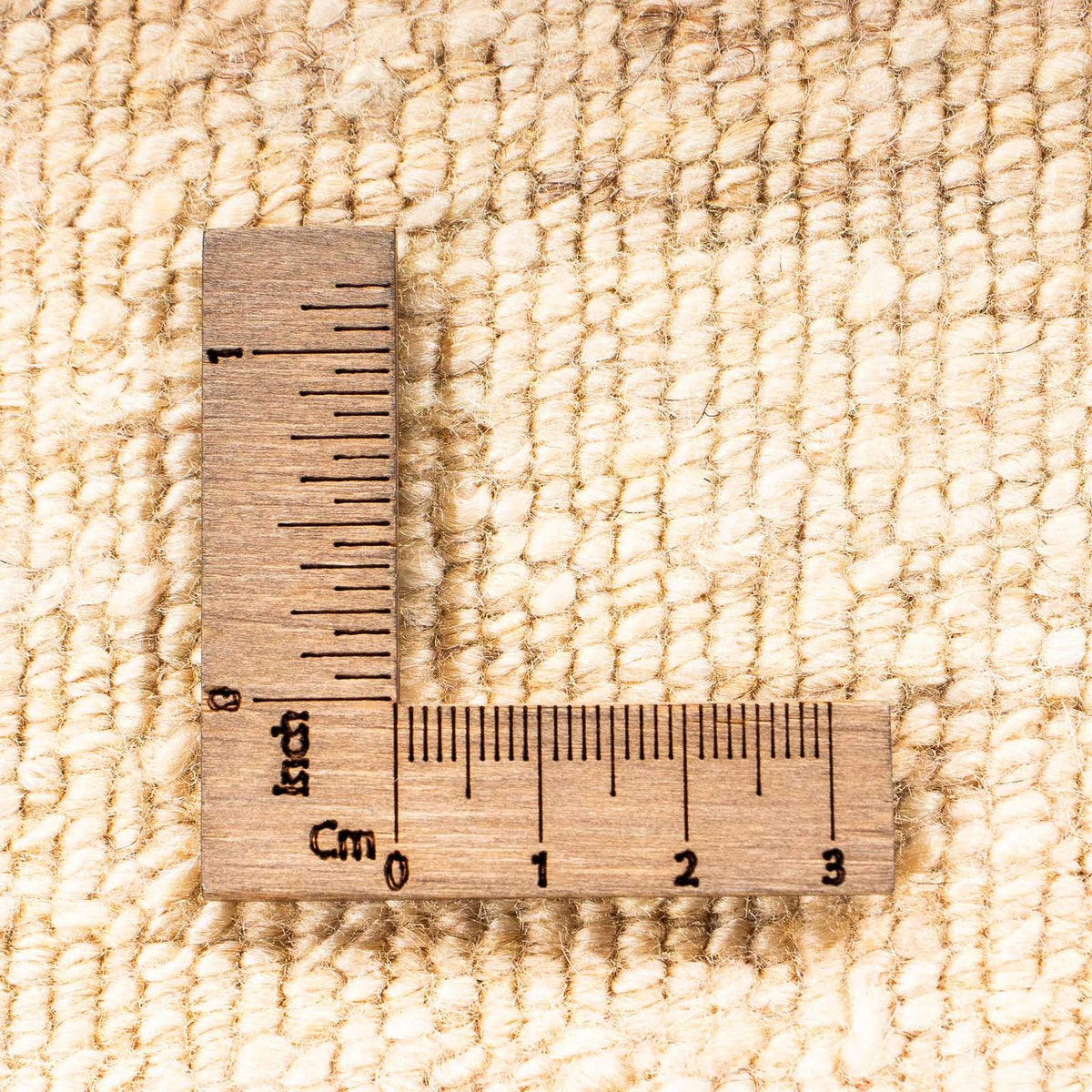 Gabbeh Tæppe - Loribaft Persisk - 60 x 40 cm - beige