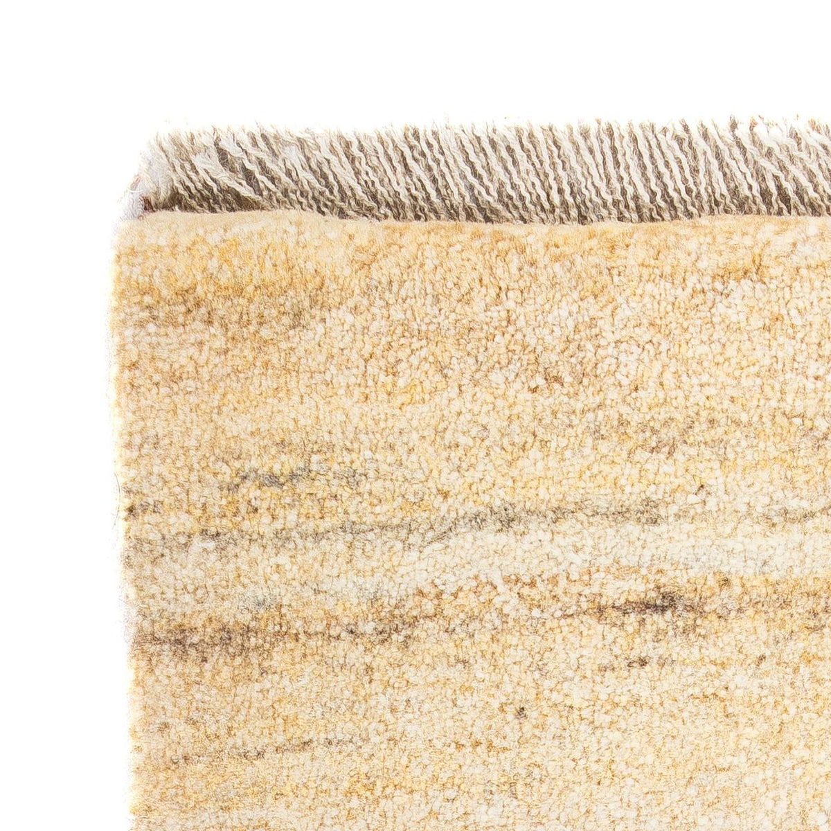 Gabbeh Tæppe - Loribaft Persisk - 60 x 40 cm - beige