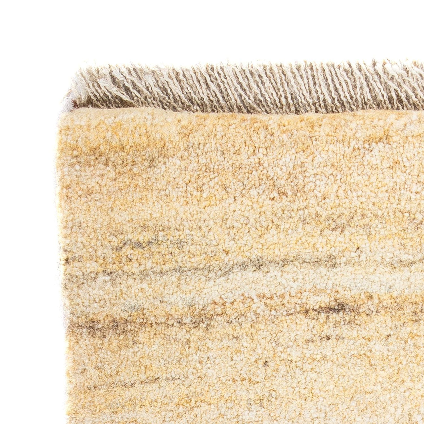 Gabbeh Tæppe - Loribaft Persisk - 60 x 40 cm - beige