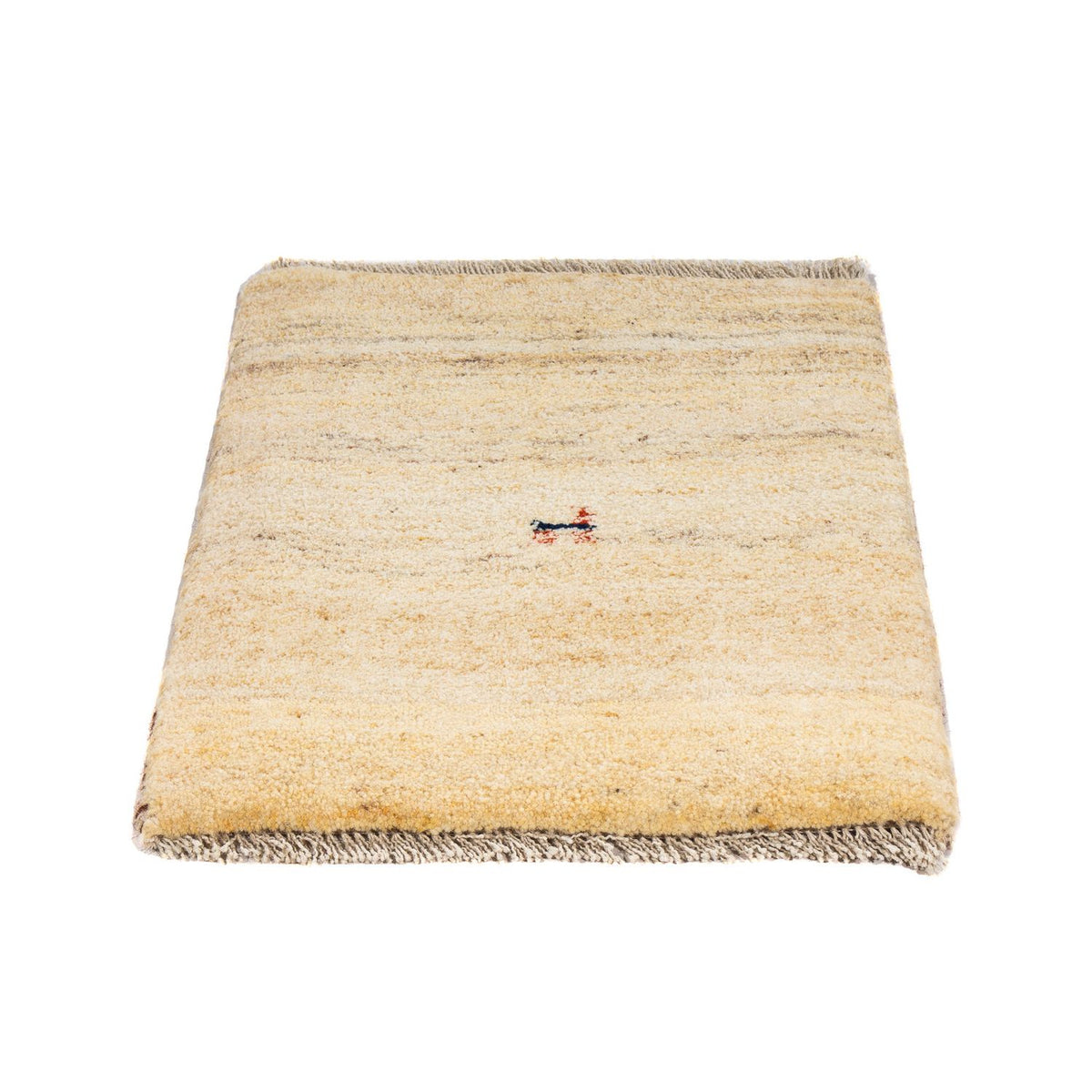Gabbeh Tæppe - Loribaft Persisk - 60 x 40 cm - beige