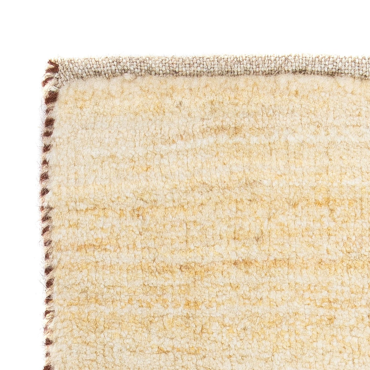 Gabbeh Tæppe - Loribaft Persisk - 60 x 40 cm - beige