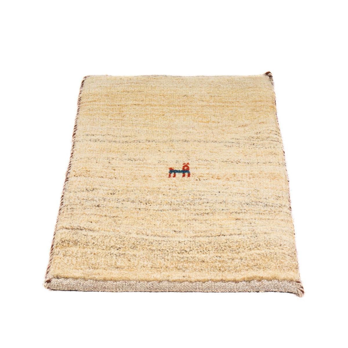 Gabbeh Tæppe - Loribaft Persisk - 60 x 40 cm - beige