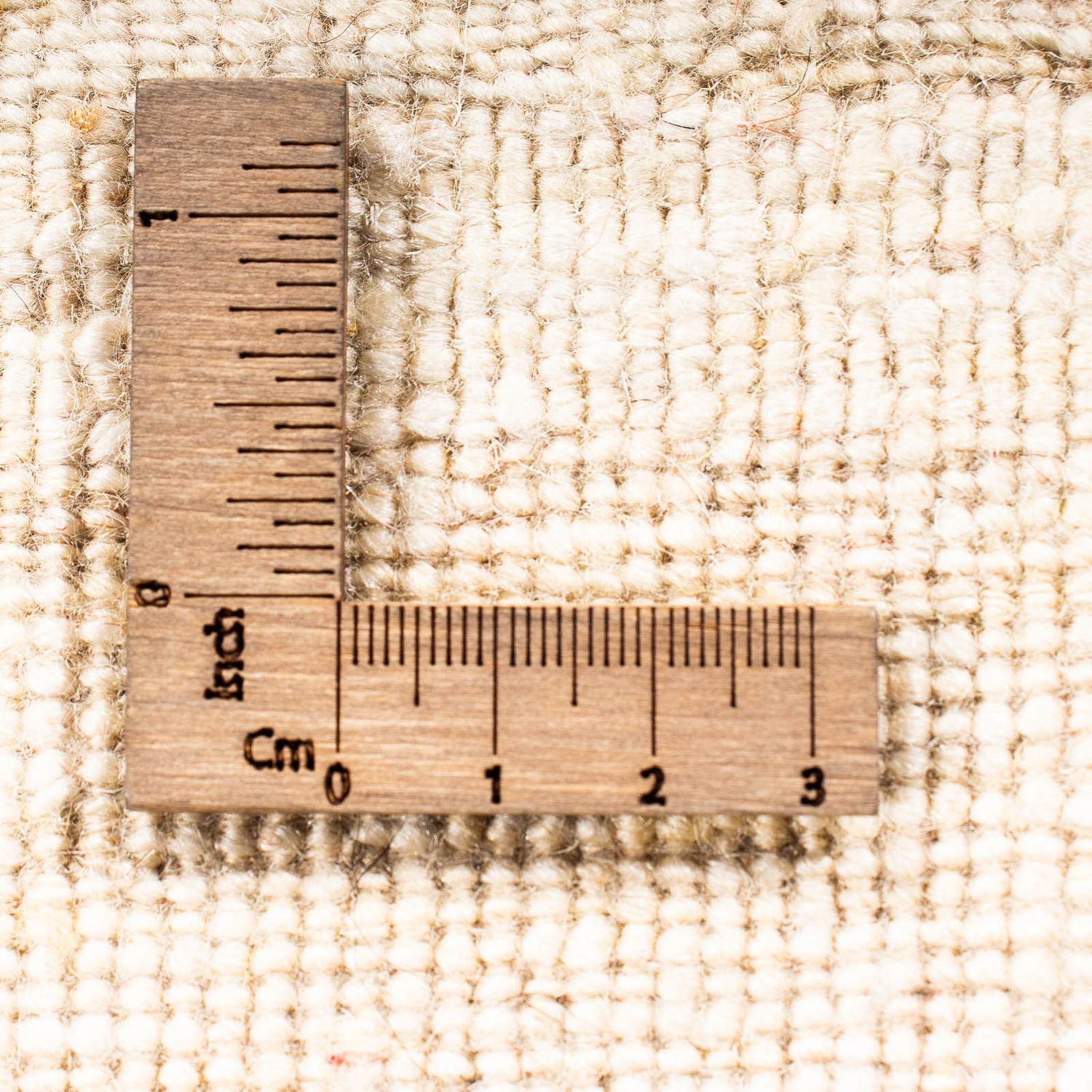 Gabbeh Tæppe - Loribaft Persisk firkantet  - 45 x 40 cm - beige