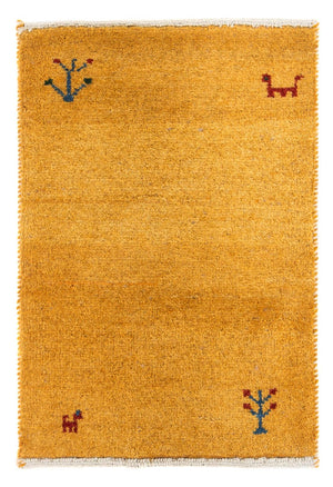 Gabbeh Tæppe - Loribaft Persisk - 60 x 40 cm - orange