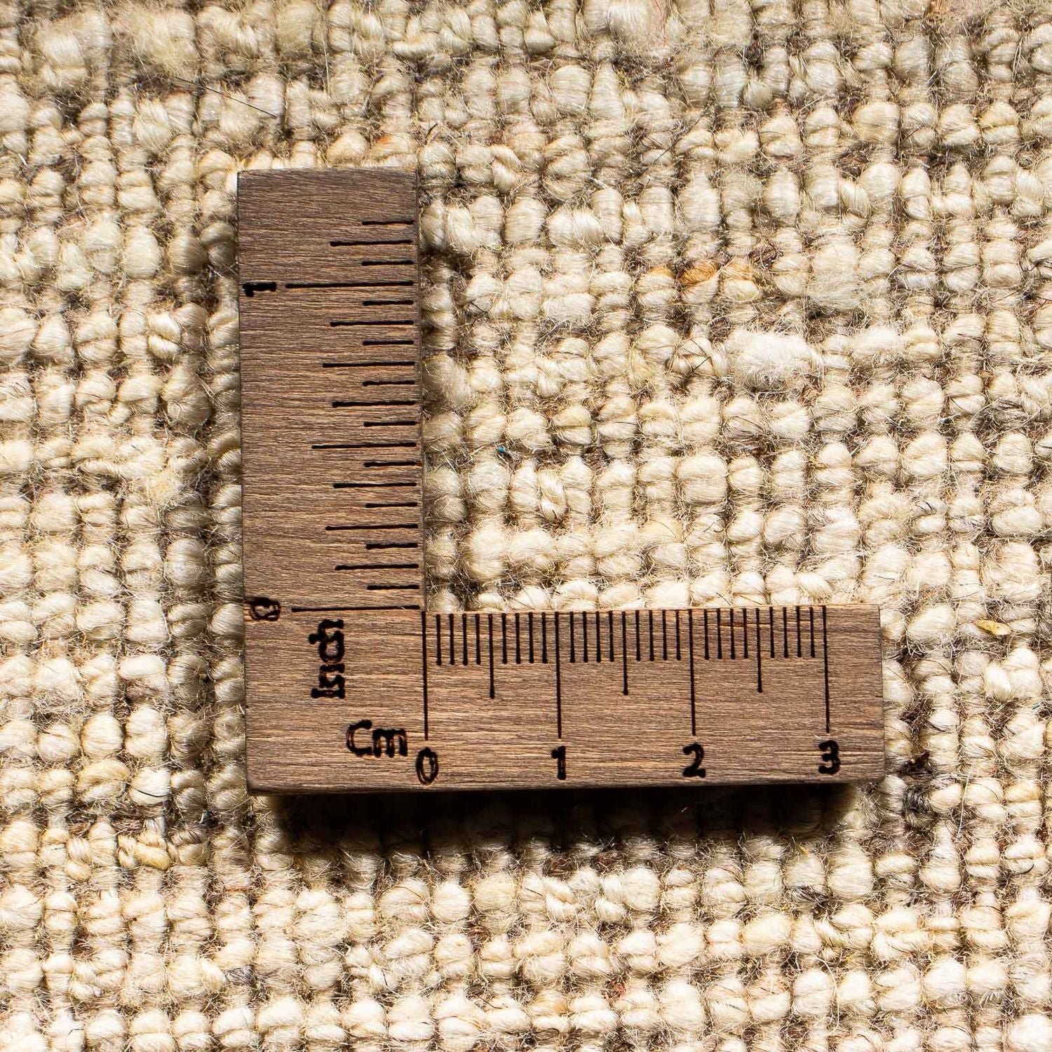 Gabbeh Tæppe - Loribaft Persisk - 60 x 40 cm - beige