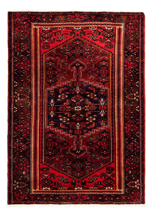 Persisk tæppe - Nomadisk - 226 x 146 cm - mørkerød