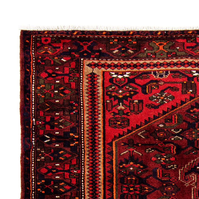 Persisk tæppe - Nomadisk - 226 x 146 cm - mørkerød