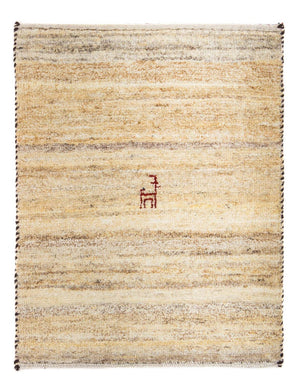 Gabbeh-tæppe - Persisk - 60 x 40 cm - beige