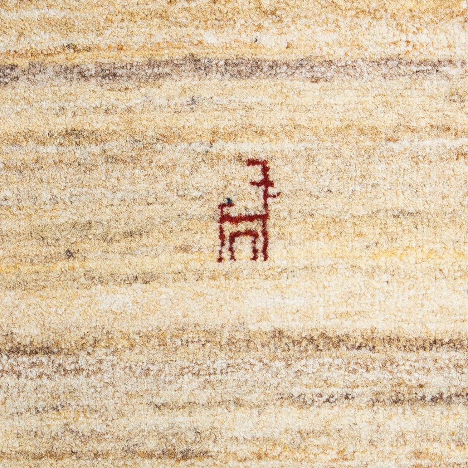 Gabbeh-tæppe - Persisk - 60 x 40 cm - beige