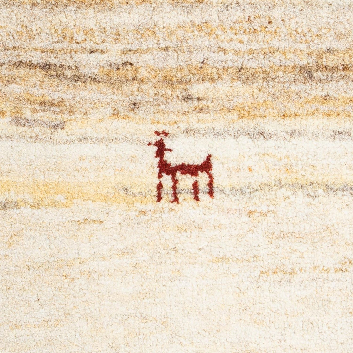 Gabbeh-tæppe - Persisk - 60 x 40 cm - beige