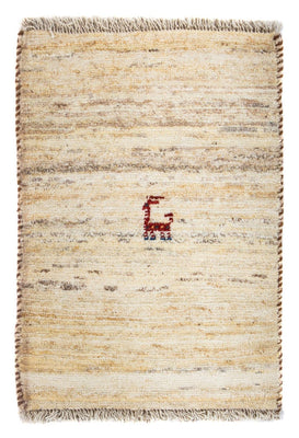 Gabbeh-tæppe - Persisk - 60 x 40 cm - beige