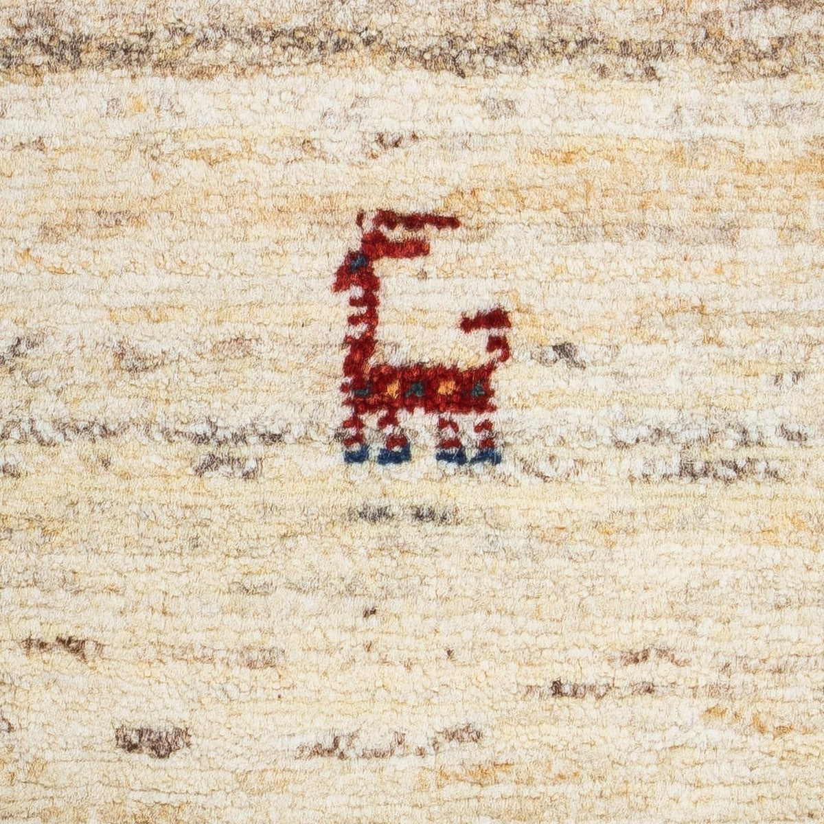 Gabbeh-tæppe - Persisk - 60 x 40 cm - beige