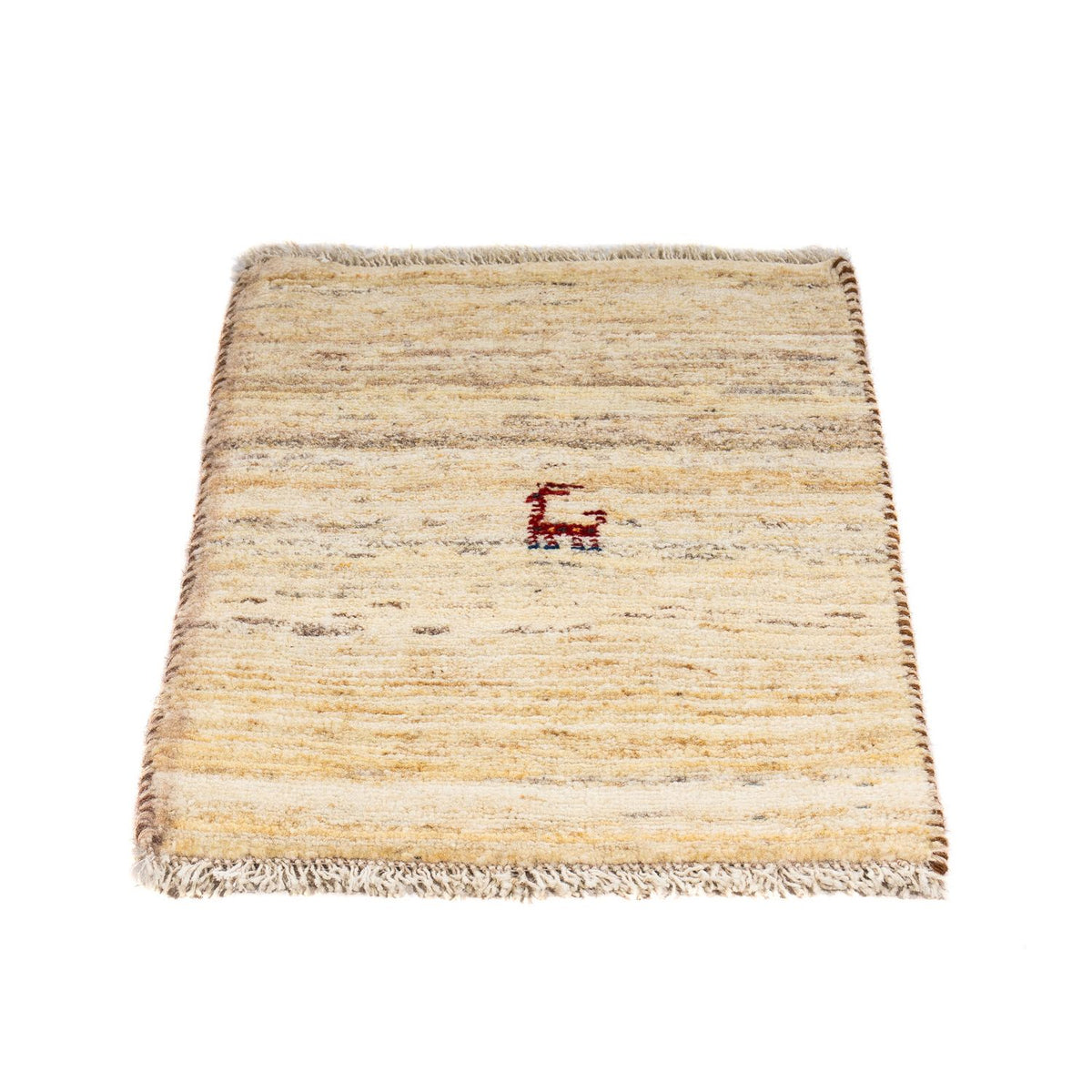 Gabbeh-tæppe - Persisk - 60 x 40 cm - beige