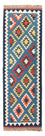 Løber Kelim-tæppe - orientalsk - 204 x 62 cm - blå