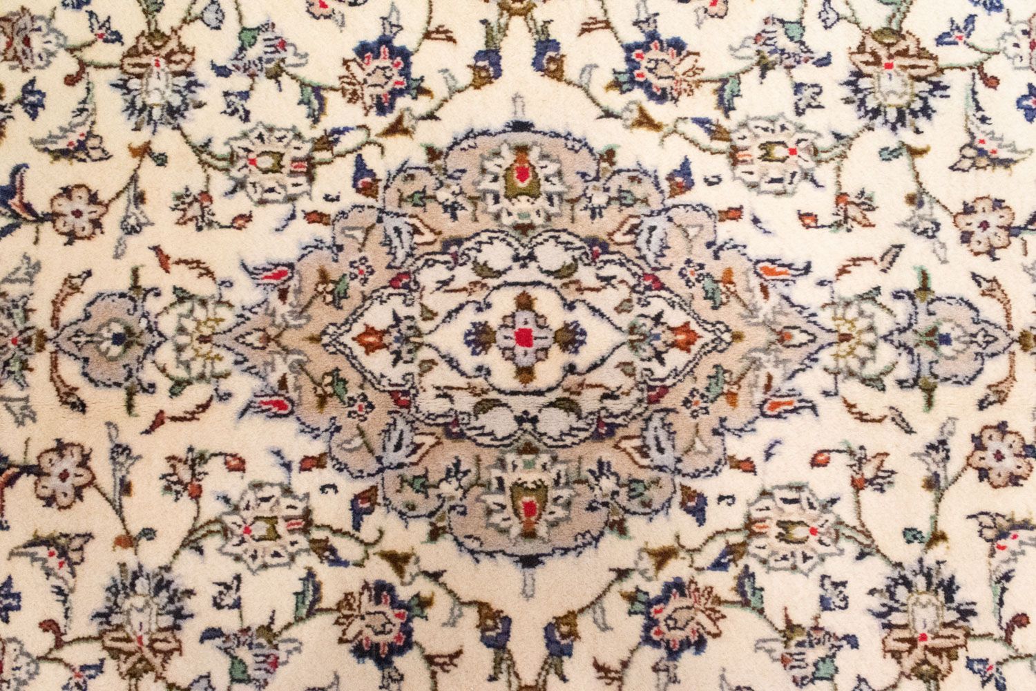 Persisk tæppe - Keshan - 298 x 194 cm - beige