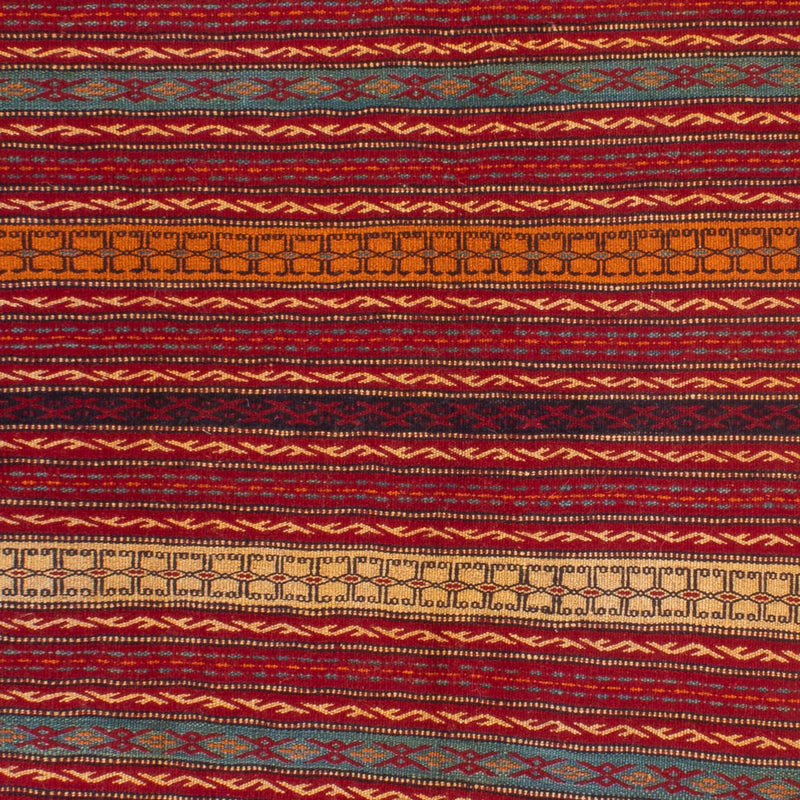 Kelim-tæppe - orientalsk - 200 x 148 cm - flerfarvet