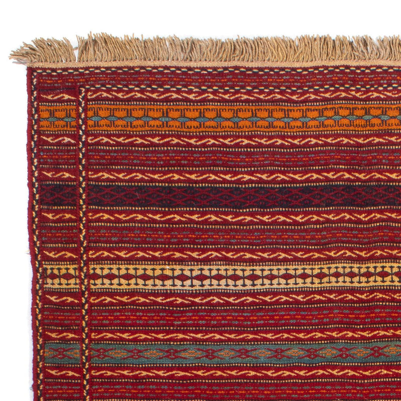 Kelim-tæppe - orientalsk - 200 x 148 cm - flerfarvet