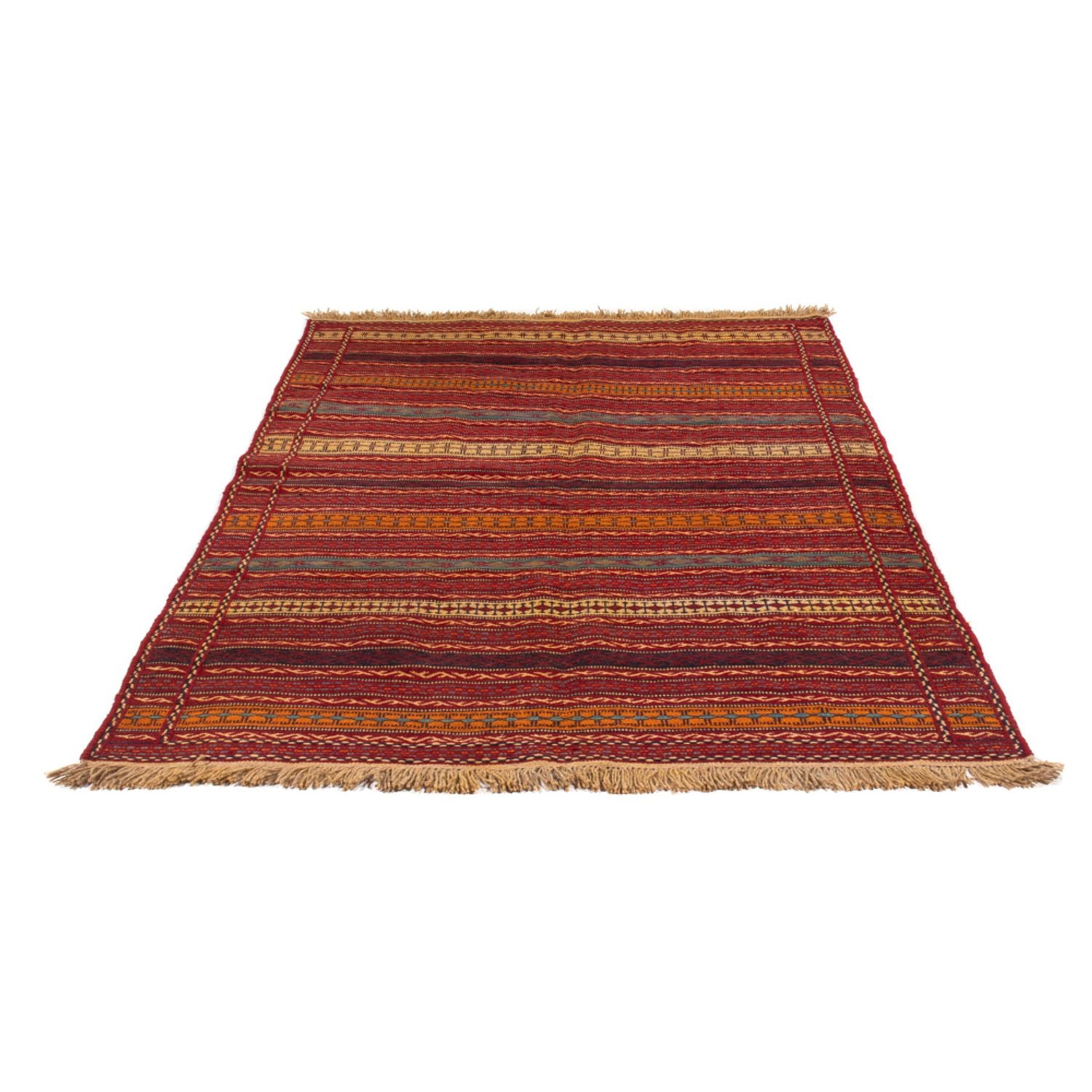 Kelim-tæppe - orientalsk - 200 x 148 cm - flerfarvet