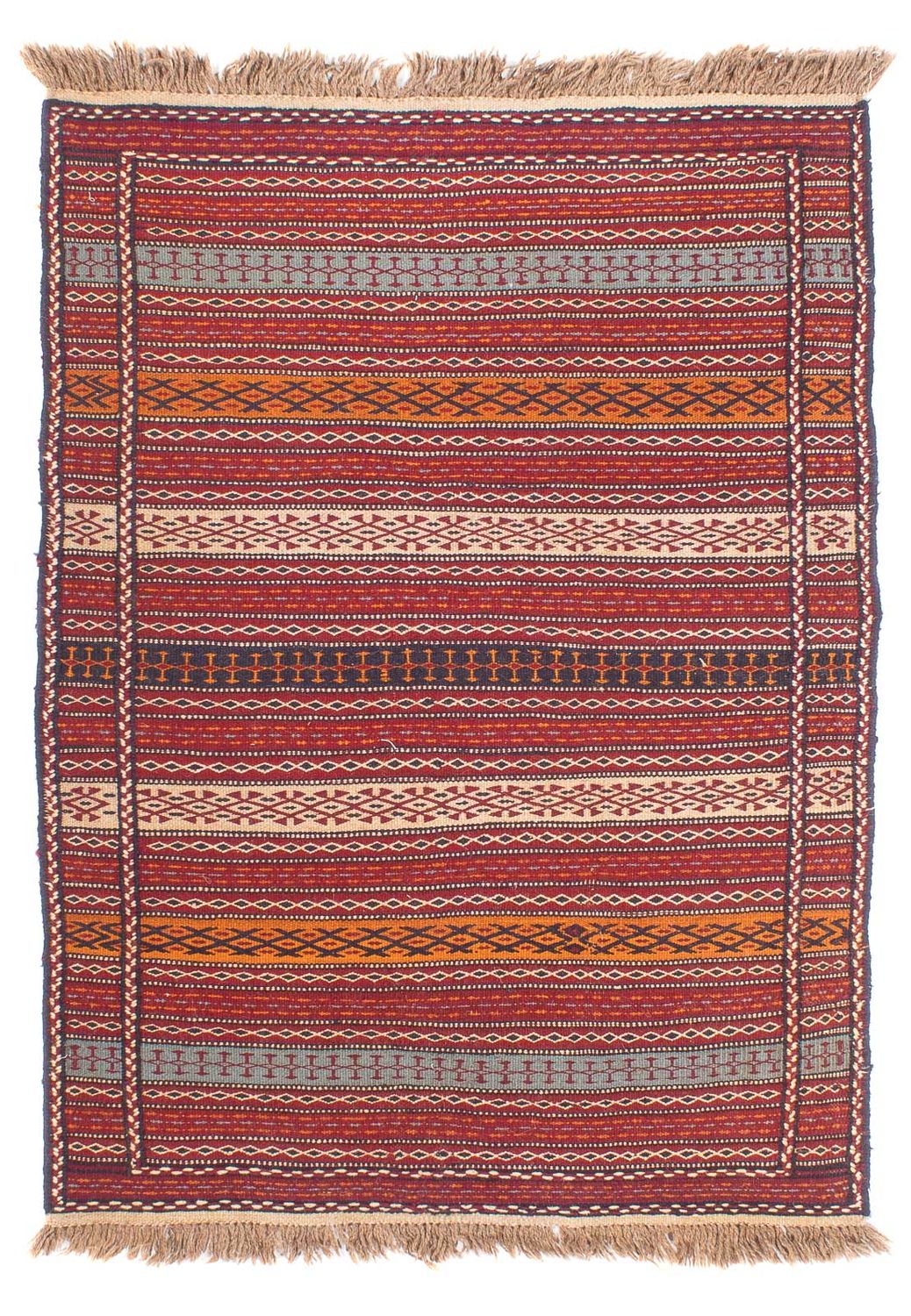 Kelim-tæppe - orientalsk - 150 x 100 cm - flerfarvet