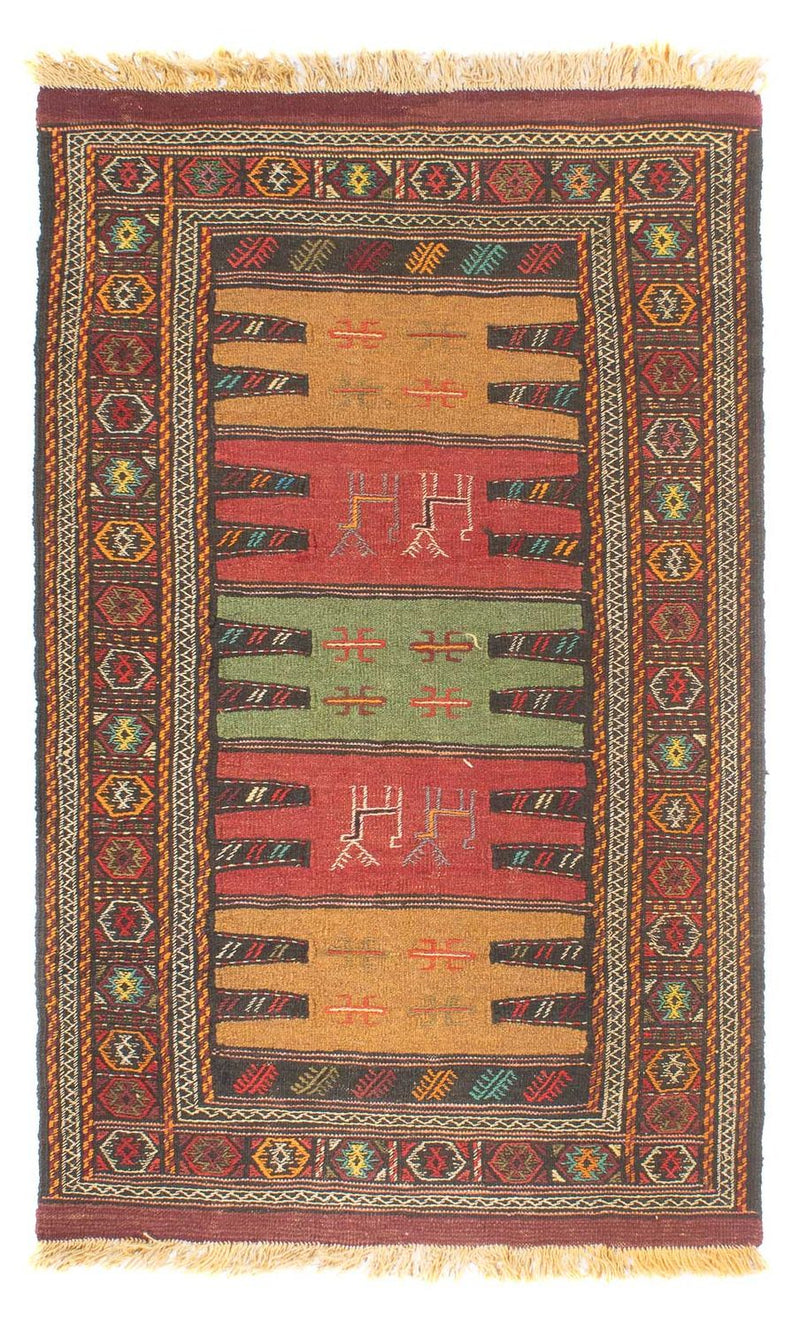 Kelim-tæppe - orientalsk - 170 x 100 cm - flerfarvet