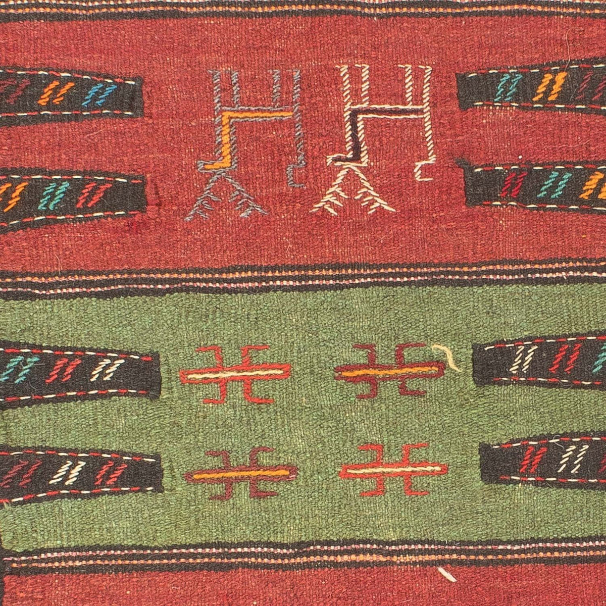 Kelim-tæppe - orientalsk - 170 x 100 cm - flerfarvet