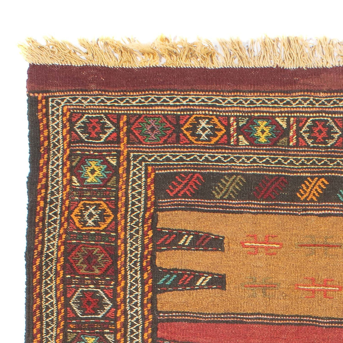 Kelim-tæppe - orientalsk - 170 x 100 cm - flerfarvet