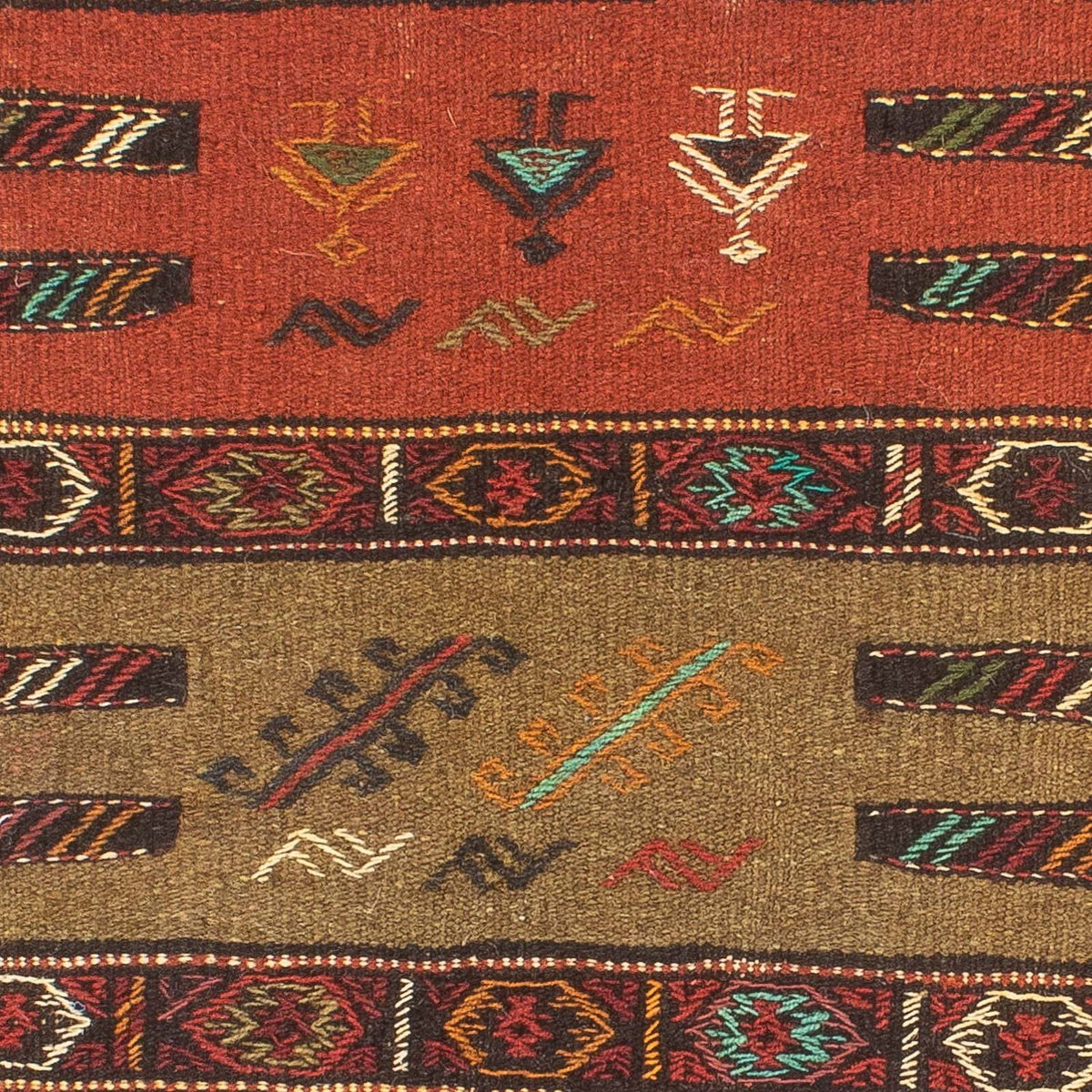 Kelim-tæppe - orientalsk - 173 x 100 cm - flerfarvet