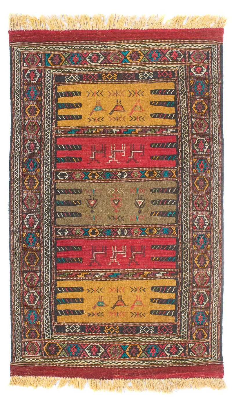 Kelim-tæppe - orientalsk - 170 x 100 cm - flerfarvet