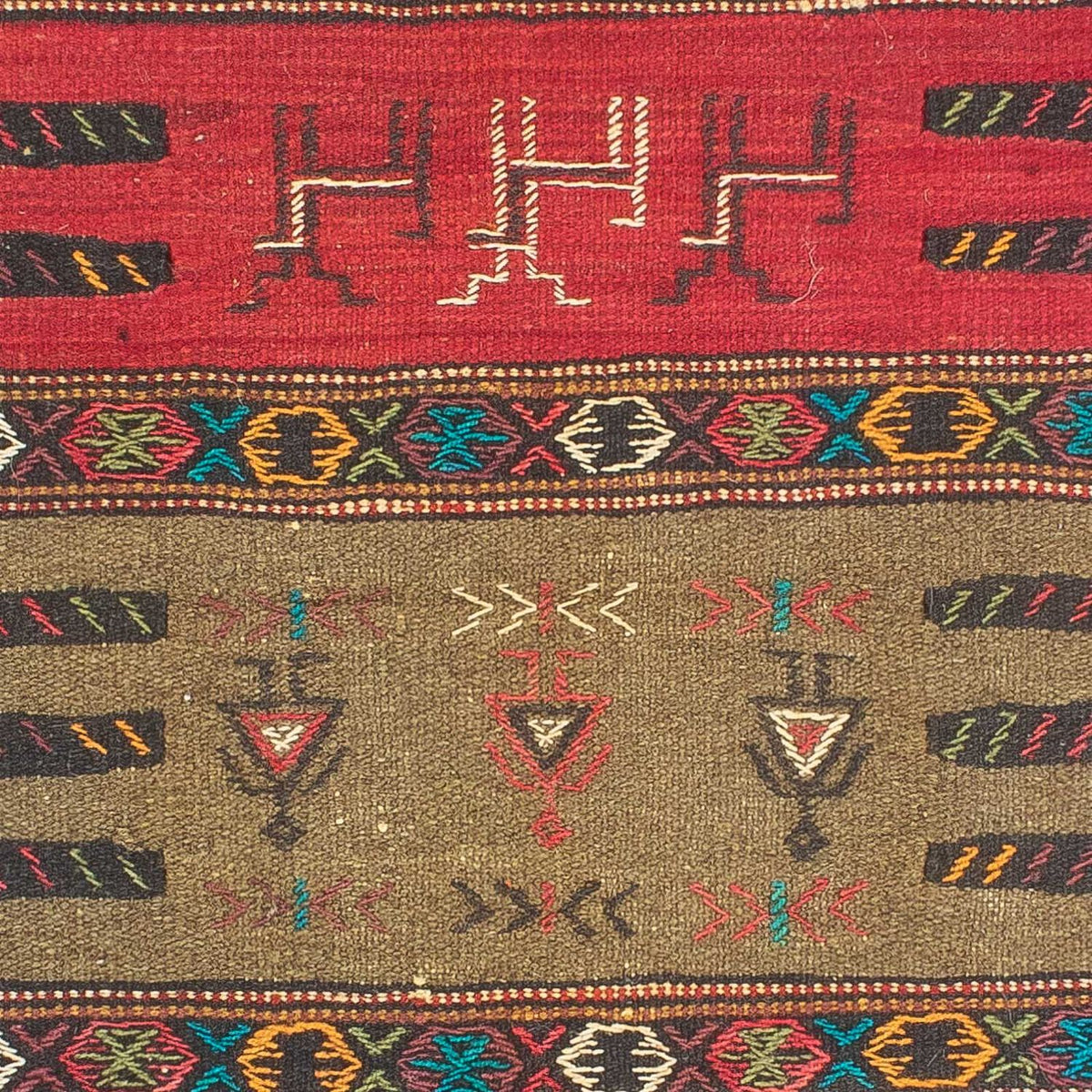 Kelim-tæppe - orientalsk - 170 x 100 cm - flerfarvet