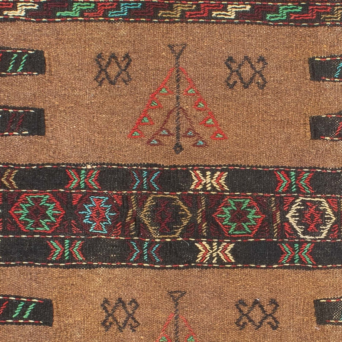 Kelim-tæppe - orientalsk - 169 x 100 cm - flerfarvet