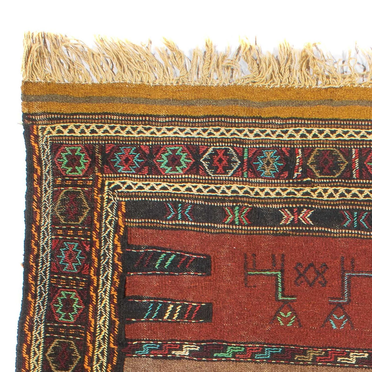 Kelim-tæppe - orientalsk - 169 x 100 cm - flerfarvet