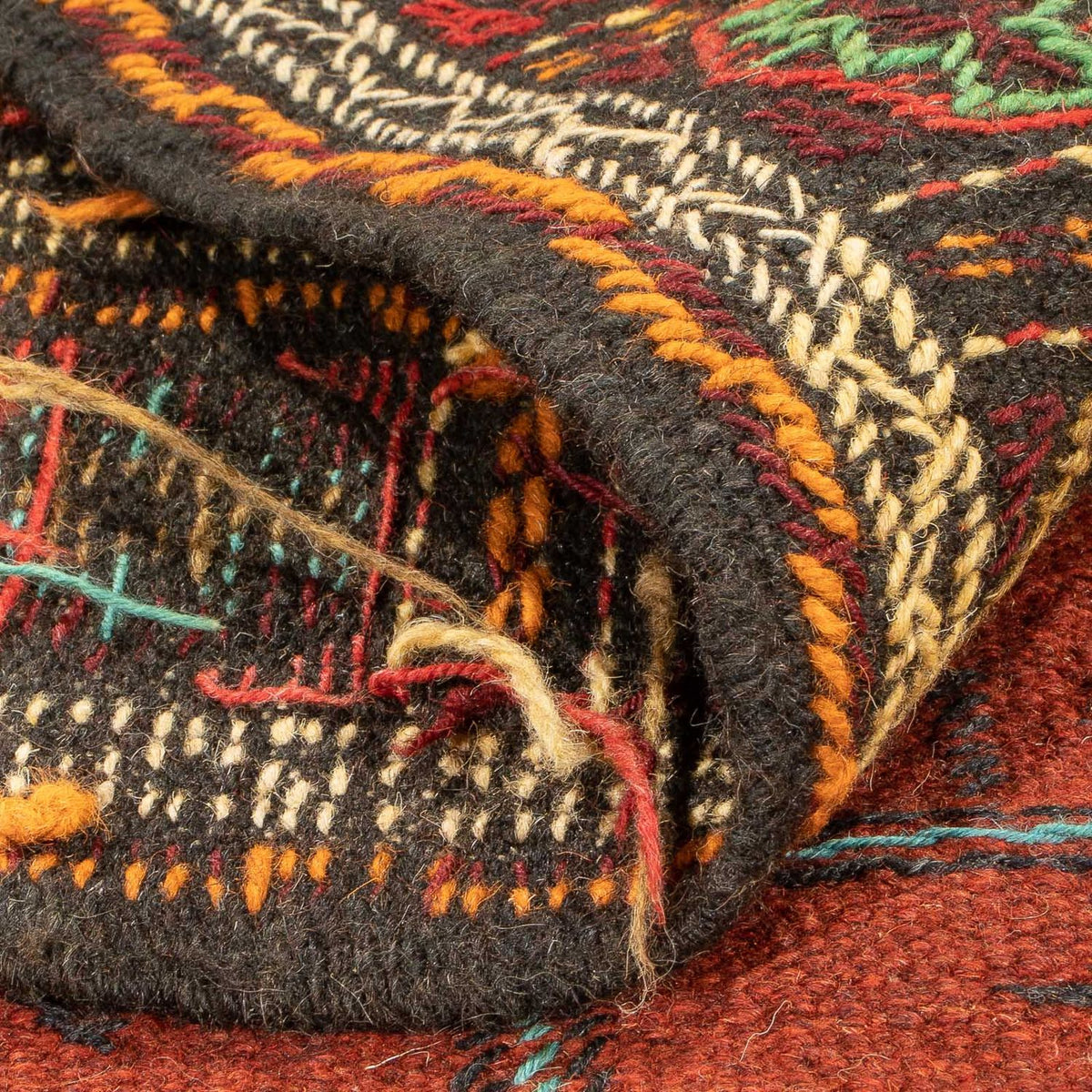 Kelim-tæppe - orientalsk - 169 x 100 cm - flerfarvet