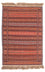 Kelim-tæppe - orientalsk - 120 x 78 cm - flerfarvet