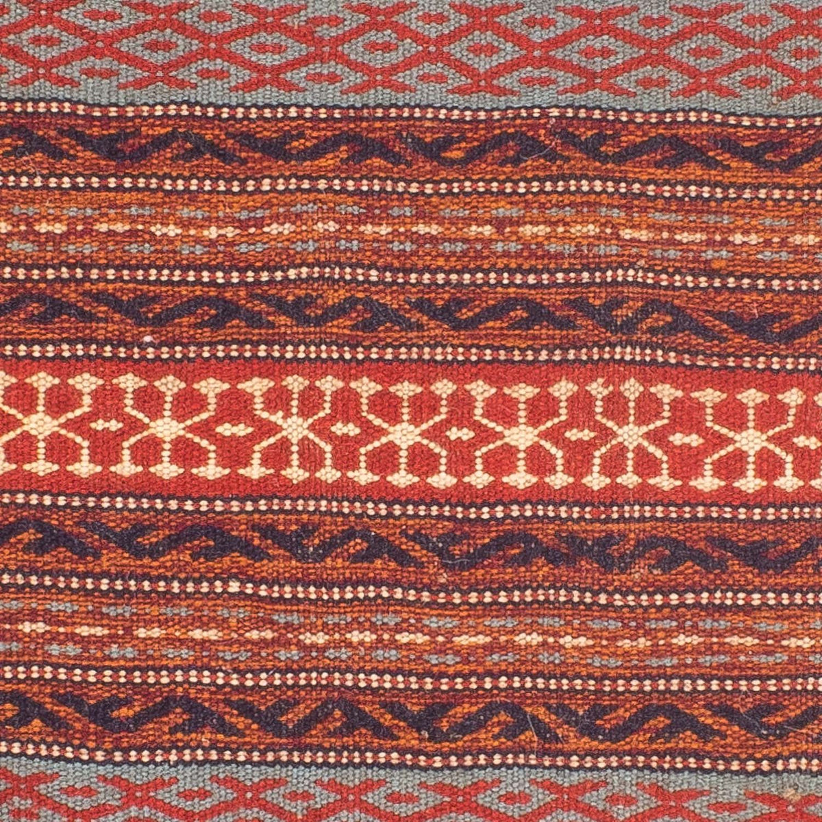 Kelim-tæppe - orientalsk - 120 x 78 cm - flerfarvet