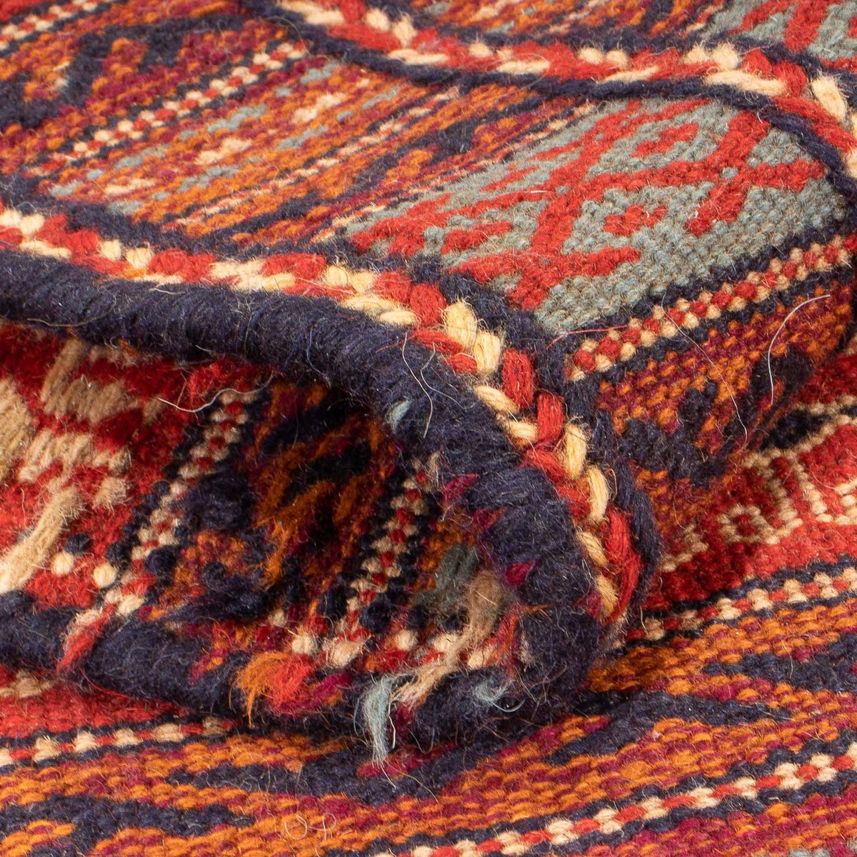 Kelim-tæppe - orientalsk - 120 x 78 cm - flerfarvet