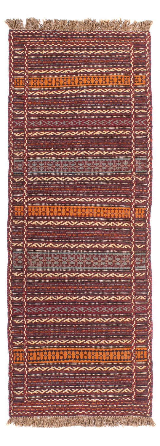 Løber Kelim-tæppe - orientalsk - 192 x 70 cm - flerfarvet