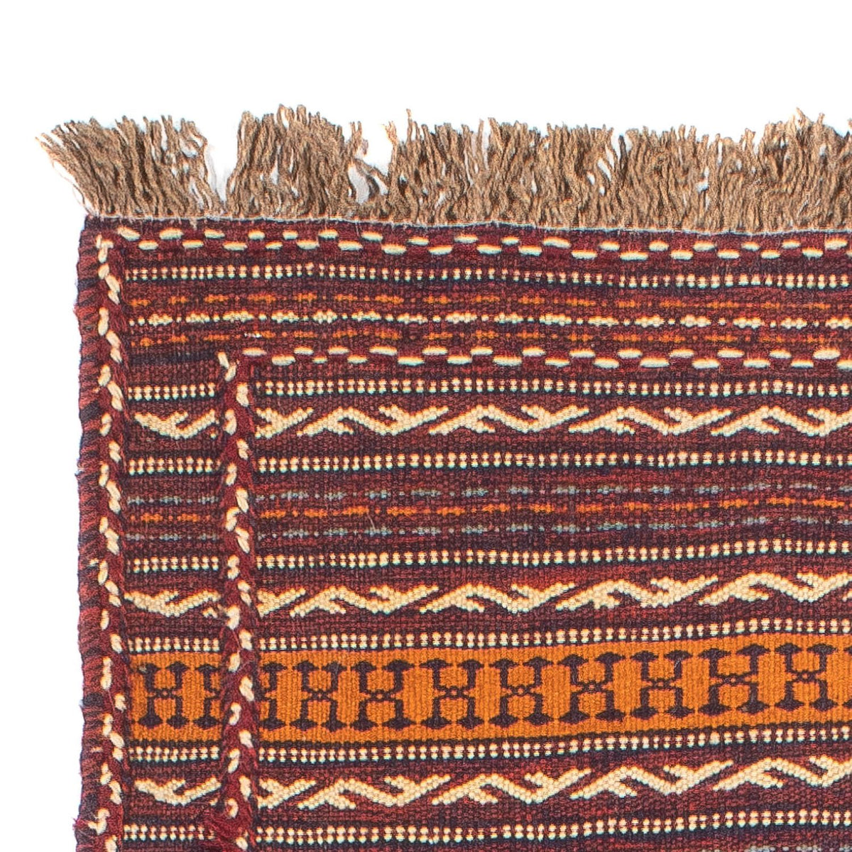 Løber Kelim-tæppe - orientalsk - 192 x 70 cm - flerfarvet