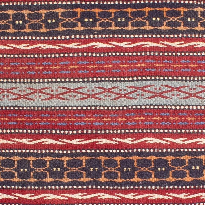Løber Kelim-tæppe - orientalsk - 200 x 70 cm - flerfarvet