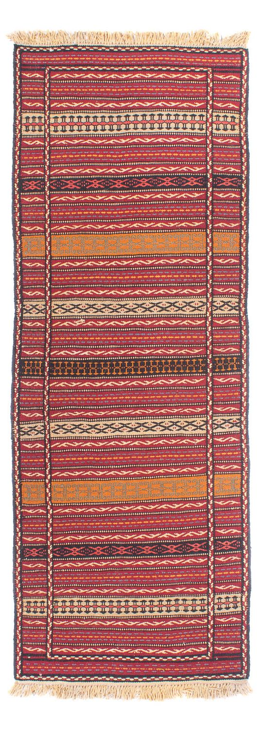 Løber Kelim-tæppe - orientalsk - 200 x 70 cm - flerfarvet