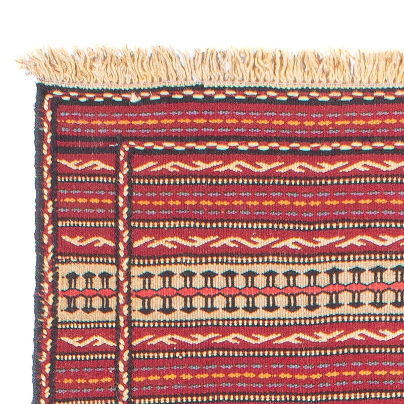 Løber Kelim-tæppe - orientalsk - 200 x 70 cm - flerfarvet
