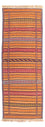 Løber Kelim-tæppe - orientalsk - 200 x 70 cm - flerfarvet