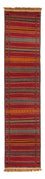 Løber Kelim-tæppe - orientalsk - 300 x 83 cm - flerfarvet